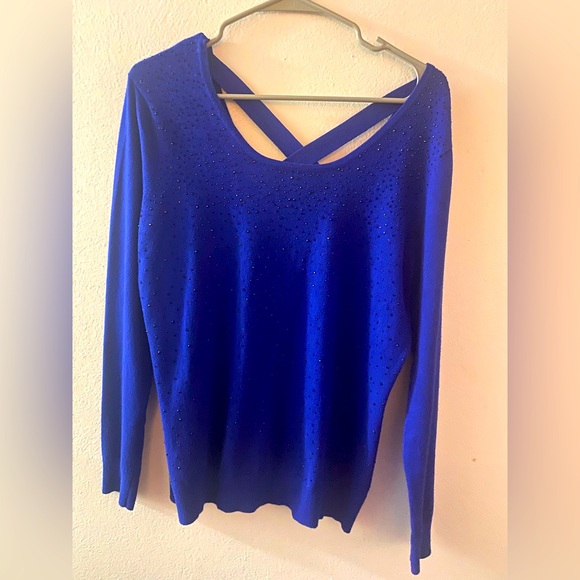 Cable and Gauge Women’s Gem Sweater Size L - Picture 2 of 2